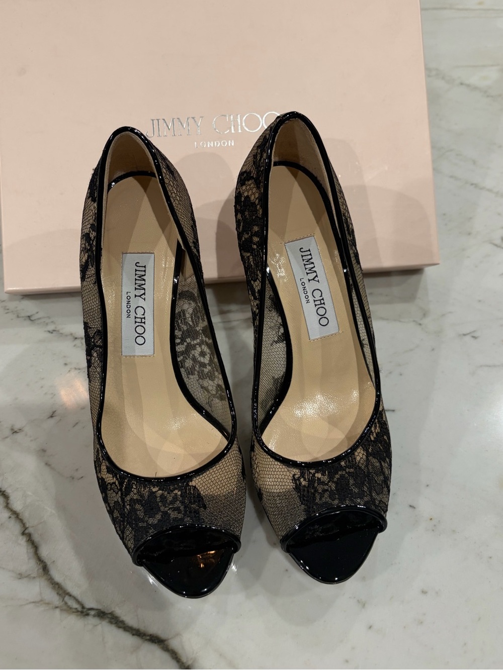 Jimmy Choo lace pumps- 6.5 NEW - Picture 8 of 16